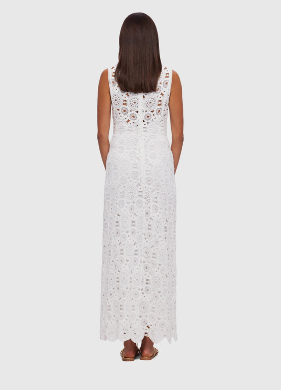 Serena Crochet Midi Dress