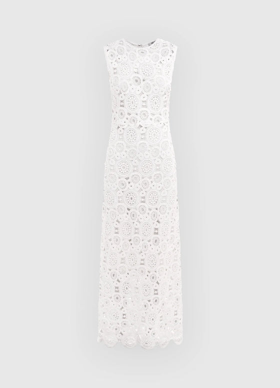 Serena Crochet Midi Dress