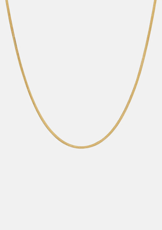 Sphinx 2mm Snake Chain Necklace - Gold
