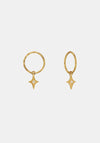 Starburst Mini Hoops - Gold