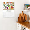 Kitchen Calendar - Seasonal Fruit & Veg