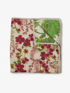 Lupin Multi & Marigold Leaf Quilted Throw