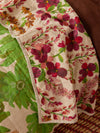 Lupin Multi & Marigold Leaf Quilted Throw