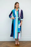 Luna Longline Shirtdress Spring Bold Stripe
