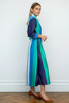 Luna Longline Shirtdress Spring Bold Stripe