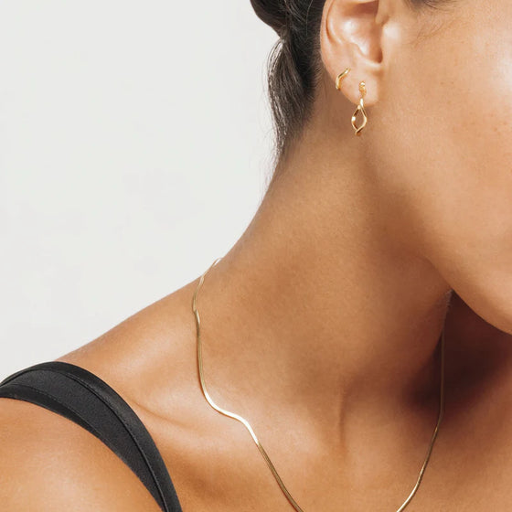 Sphinx 2mm Snake Chain Necklace - Gold