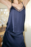 Viane Top Dark Blue