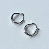 Wabi Sabi Hoops - Silver
