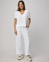 Angie Crop Pant White