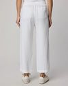Angie Crop Wide Leg White
