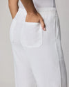 Angie Crop Wide Leg White