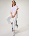 Angie Crop Pant White