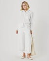 Stella Linen Trim Pant White