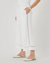 Stella Linen Trim Pant White