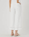 Stella Linen Trim Pant White