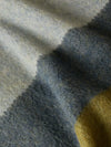 Mohair Geometric Green Throw