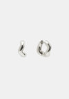 Wabi Sabi Mini Hoops - Silver