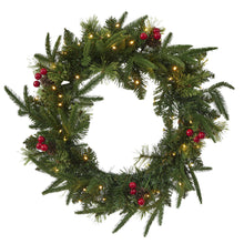  LED Pine Wreath 60cm