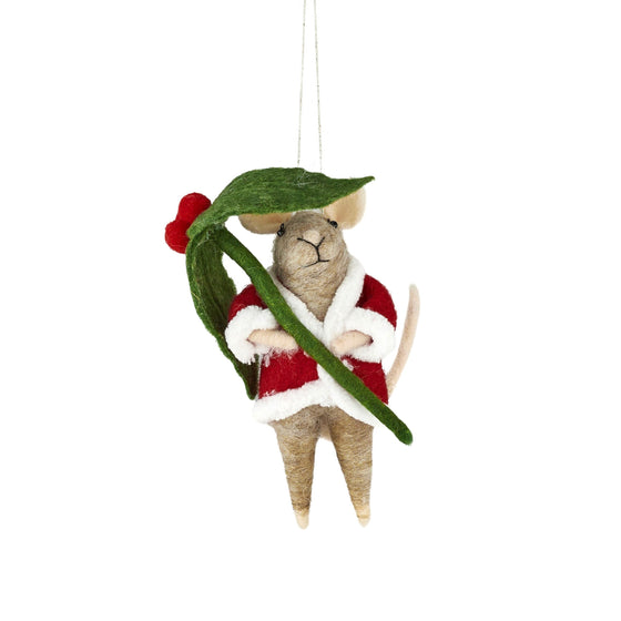 Mouse/Leaf Hanging Ornament