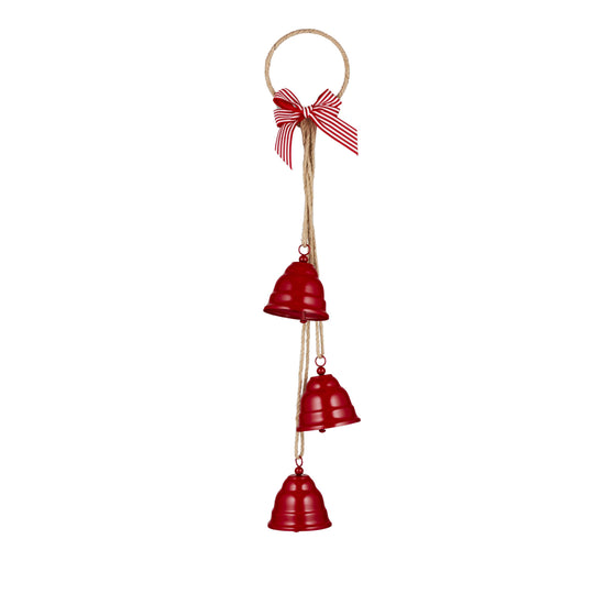 Jingle Bells Door Hanger Red