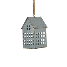  House Candle Lantern Iron16x25cm