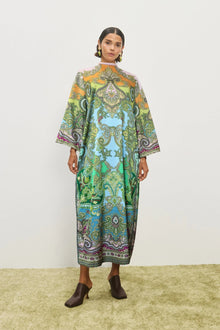  Clemenza Silk Midi Dress