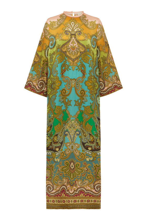 Clemenza Silk Midi Dress