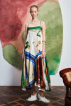 Tangible Lobe Silk Midi Dress