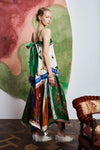 Tangible Lobe Silk Midi Dress