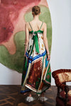 Tangible Lobe Silk Midi Dress