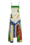 Tangible Lobe Silk Midi Dress