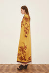 Banana Blossom Silk Shirtdress