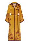 Banana Blossom Silk Shirtdress