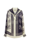Banderra Scarf Silk Shirt