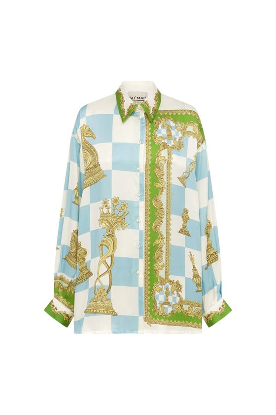 CHECKMATE SILK SHIRT