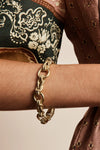 Rope Chain and Horse Clasp Bracelet