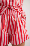 Remy Short Parasol Pink Stripe
