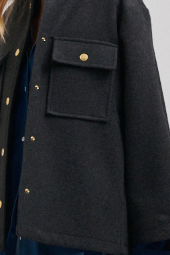 The Allegra Relaxed Wool Blend Jacket