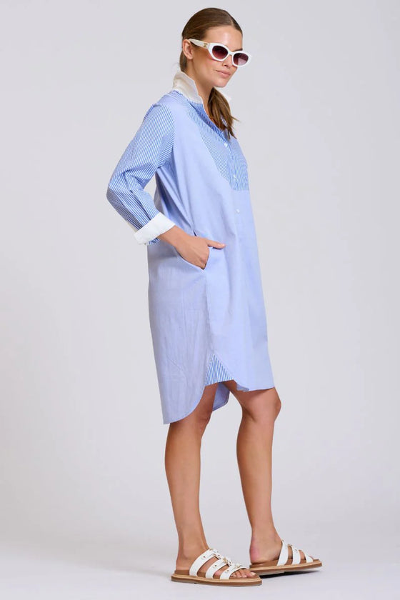 Bib Shirt Dress