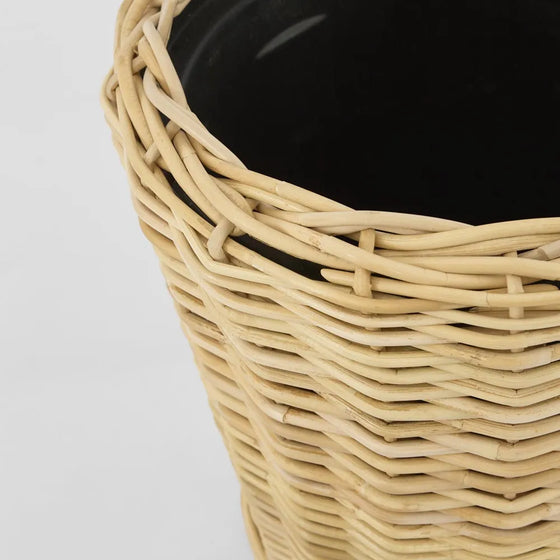Round Rattan Basket Set of 2