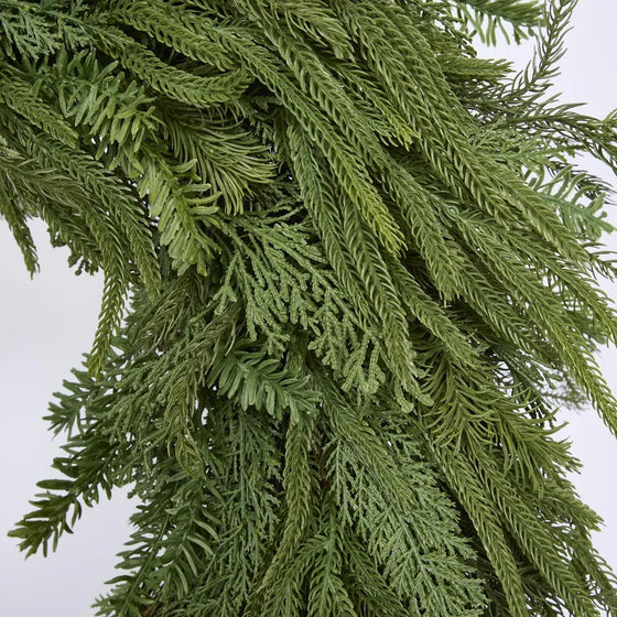 Mixed Cypress Wreath 91cm