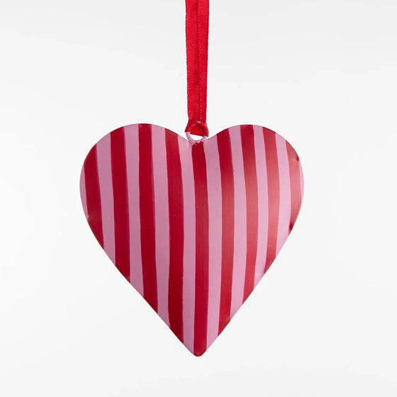 Heart Tree Decorations Small Red