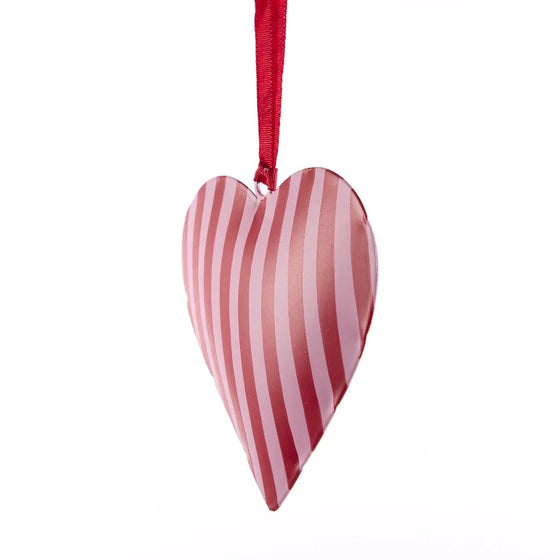 Heart Tree Decorations Small Red