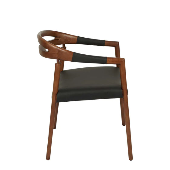 Qinn Ash Chair Blk