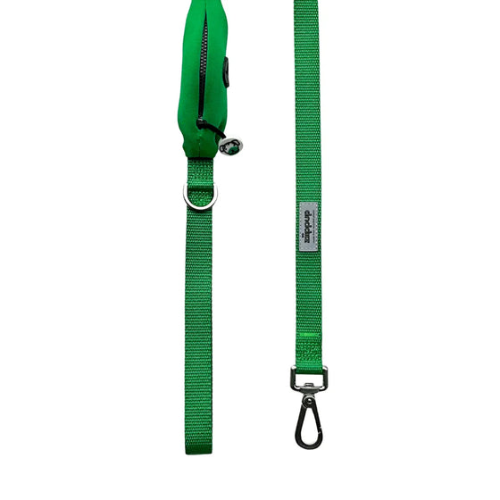 Dog Lead with Poo Bag Holder