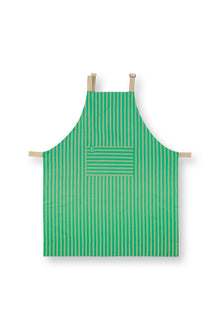  Apron Green Stripe