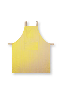  Apron Yellow Stripe