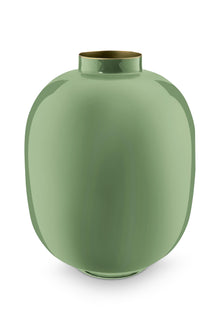  Metal Vase Green
