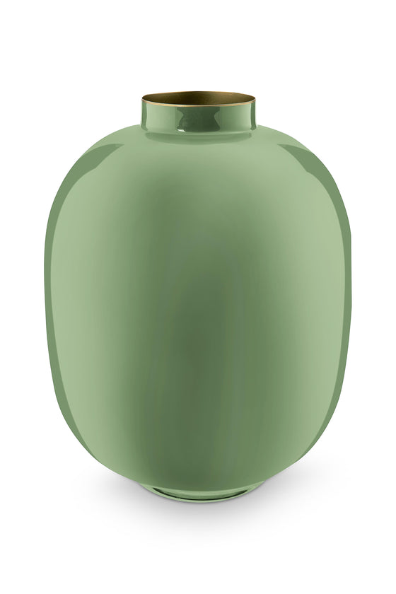 Metal Vase Green