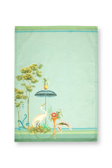 Tea Towel Heron Blue